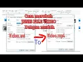 Download Lagu Cara mengubah Jenis file video 3gp/Avi menjadi MP4