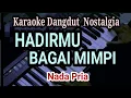 Lagu HADIRMU BAGAI MIMPI - Karaoke Dangdut || Nada Pria