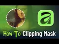 How to Do a Clipping Mask in Affinity Layer Menu Drag Method