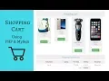 Create Shopping Cart Using PHP and Mysql