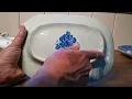 A Reproduction Victoria Ware China Meat Platter based on Spode s Tower
