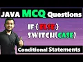 Java MCQ Output Questions Conditional Statements