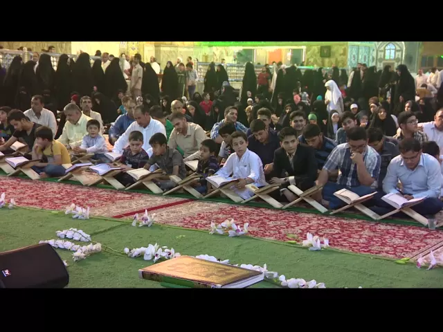 ⁣القارئ عامر الكاظمي || من سور ق والضحى والانسان والكوثر || المحفل القرآني الرمضاني 1437 هـ