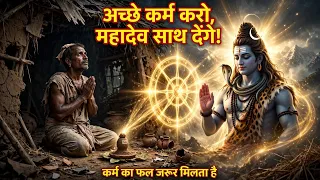 अच्छे कर्म करने वालों के साथ भगवान भी साथ देता ही🚩😱🙏#harharmahadev #motivation #bhakti #bholenath 