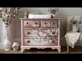 Vintage Floral Hand-Painted Furniture Inspiration for Shabby Chic Spaces
