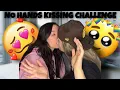 NO HANDS KISSING CHALLENGE W GF she loses it