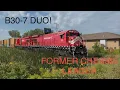 Heritage on the MNNR Former Chessie B30-7 Leads the Belt Job in Roseville MN - MNNR Belt Line