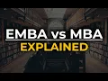 Executive MBA vs MBA Is an EMBA Degree Right For YOU