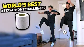 The World's Best #StayAtHomeChallenge? 😱🧻 (By Twins)