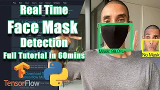 Real Time Face Mask Detection with Tensorflow and Python Custom Object Detection w MobileNet SSD