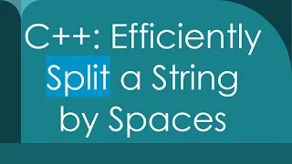 C Efficiently Split a String by Spaces