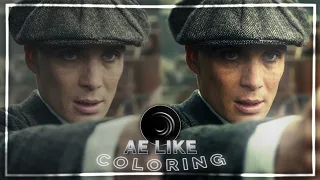 ae like coloring tutorial on alight motion preset 