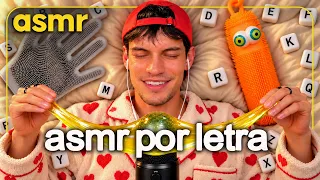 ASMR ESPAÑOL para DORMIR 😴 UN SONIDO POR CADA LETRA QUE ME SALGA | Mouth Sounds, Inaudible, Slime