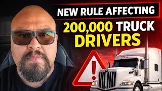 BREAKING Truck Driver Suing FMCSA Over New Rule Affecting Over 200 000 Truck Drivers In America