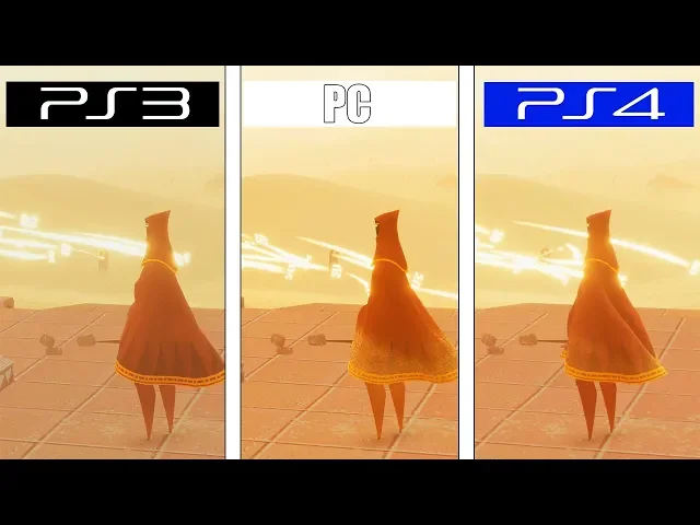Journey | PC vs PS4 vs PS3 | 4K Graphics Comparison | Comparativa