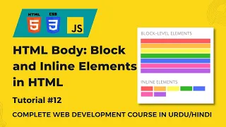 What is Inline Elements and Block Level Elements in HTML Web Development Tutorial