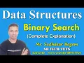Binary Search What is Binary Search with Example Program Complete Explanation Data structures