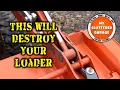 How to back drag without hurting your front end loader cylinders - Kubota B2601 and others