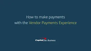 How to pay your vendors with your Capital One Business card