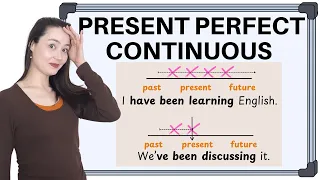 PRESENT PERFECT CONTINUOUS - a step-by-step explanation of this important English tense