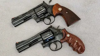 Colt Python vs Smith Wesson 586 357 magnum