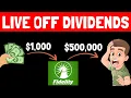 The Lowest Amount You NEED TO Live off Fidelity Index Funds 5000 month