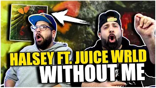 THE BROS REACT TO Halsey Ft Juice WRLD Without Me Audio REACTION 