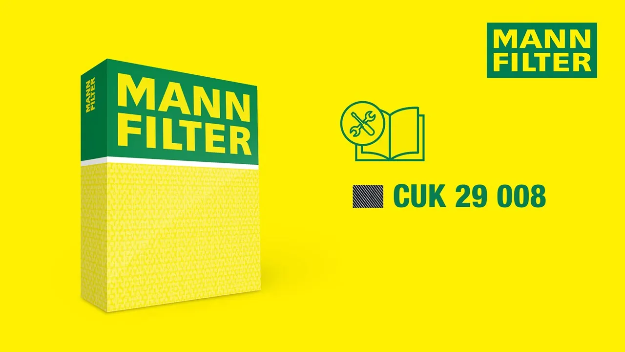 How to change a cabin air filter by MANN-FILTER I CUK 29 008