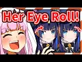 Download Lagu Calli Can't Stop Laughing at The Cleanest Kronii Eye Roll Ever 【Mori Calliope / HololiveEN】
