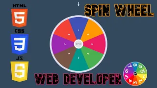 Create Spin Wheel Using HTML CSS And JavaScript