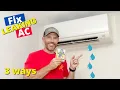 How to fix a leaking mini split AC