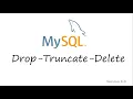 Chapter 20 drop truncate delete