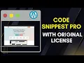 Download Code Snippets Pro With License Key WordPress Code Snippets Pro Plugin