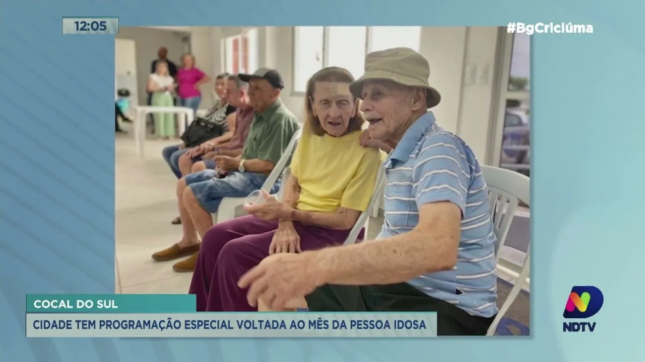 Giro de Notícias: programação especial para o Mês da Pessoa Idosa em Cocal do Sul