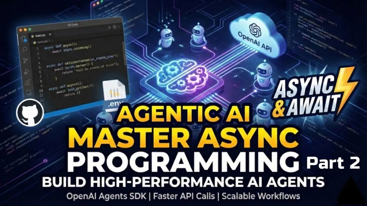 OpenAI Responses API: Complete Async vs Sync Guide #OpenAIAPI #PythonAsyncio