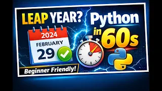 How to Find Leap Year in Python Easy
