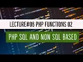Basic PHP and MY SQL Internet Programming Lecture