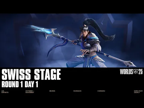 Video Thumbnail: [中文] Worlds 2025 - Swiss Stage - Round 1 Day 1