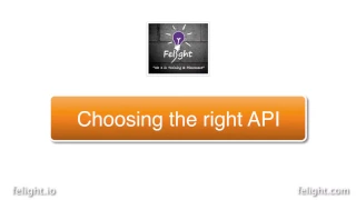 Java 3rd Party APIs Choosing the right API