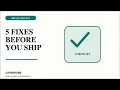 Cybersecurity for Web Developers 5 Checks to Secure Your Web App