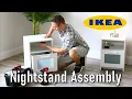 IKEA BRIMNES Nightstand Assembly
