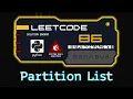Partition List LeetCode Python Algorithm Visualization