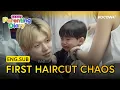 YEONJUN Comforts Yu Jun Through His Haircut TXT s Parenting Diary EP11 KOCOWA