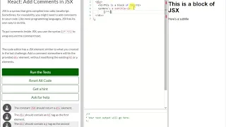 REACT Add Comments in JSX 3