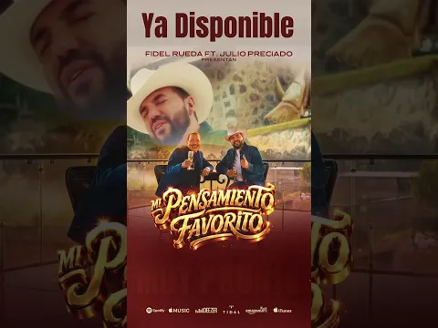 ¡Plebada, ya está disponible! ❤️🔥Mi Pensamiento Favorito 🎶#FidelRueda #JulioPreciado