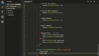 Pong For Two JAVASCRIPT PHASER