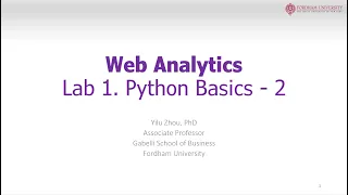 Web Analytics Lab 1 Part 2