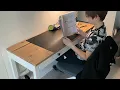 HEMNES HOW TO Desk with 2 drawers white brown 47