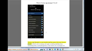 What is Verizon App Manager Is it necessary Remove it Safe