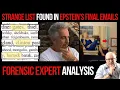 The Strange List Found in Epstein s Final Emails Forensic Expert Analysis